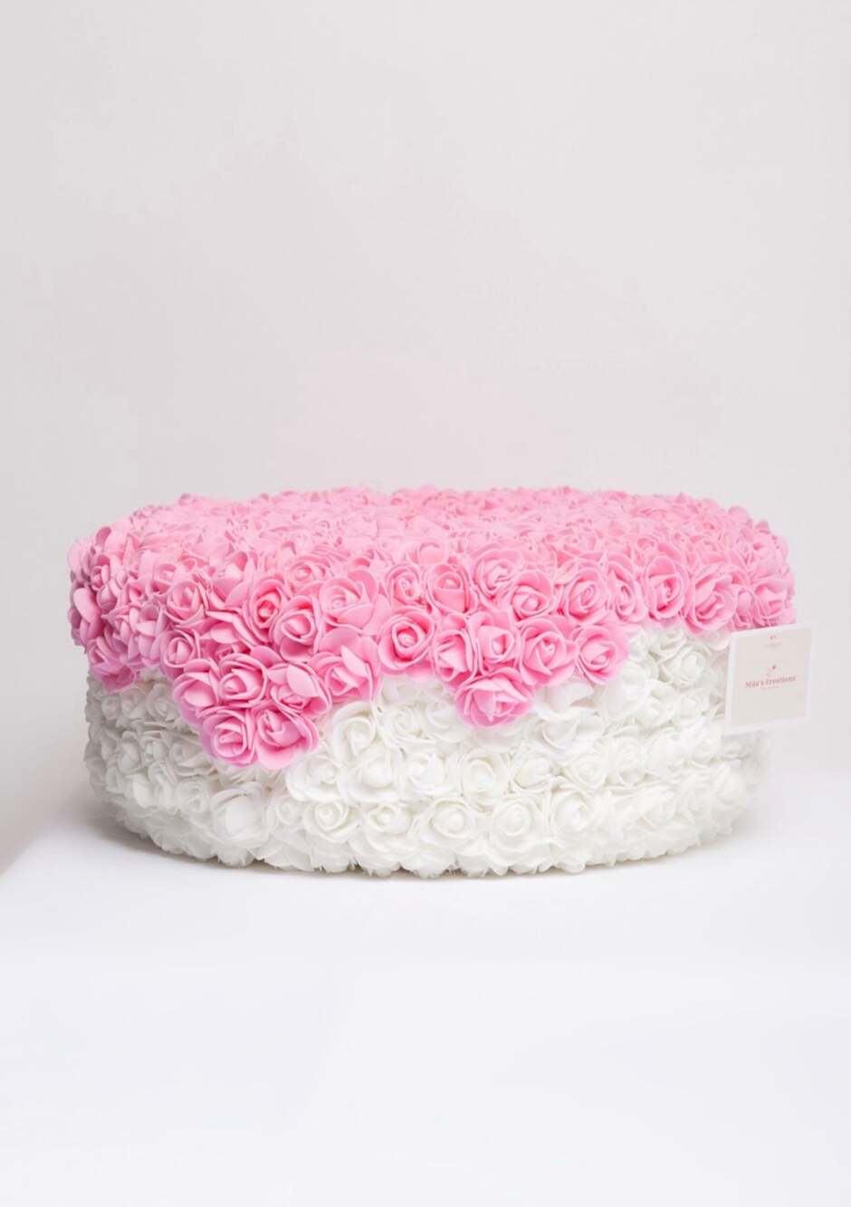 Handmade Fake Cake From Artificial Foam Roses